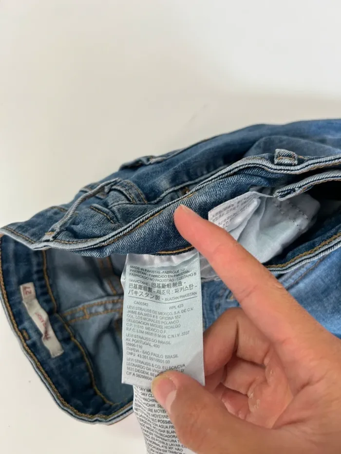 Jean Levi's Femme 714 Straight Bleu | Taille W27 FR36 | BP142 - photo numéro 5