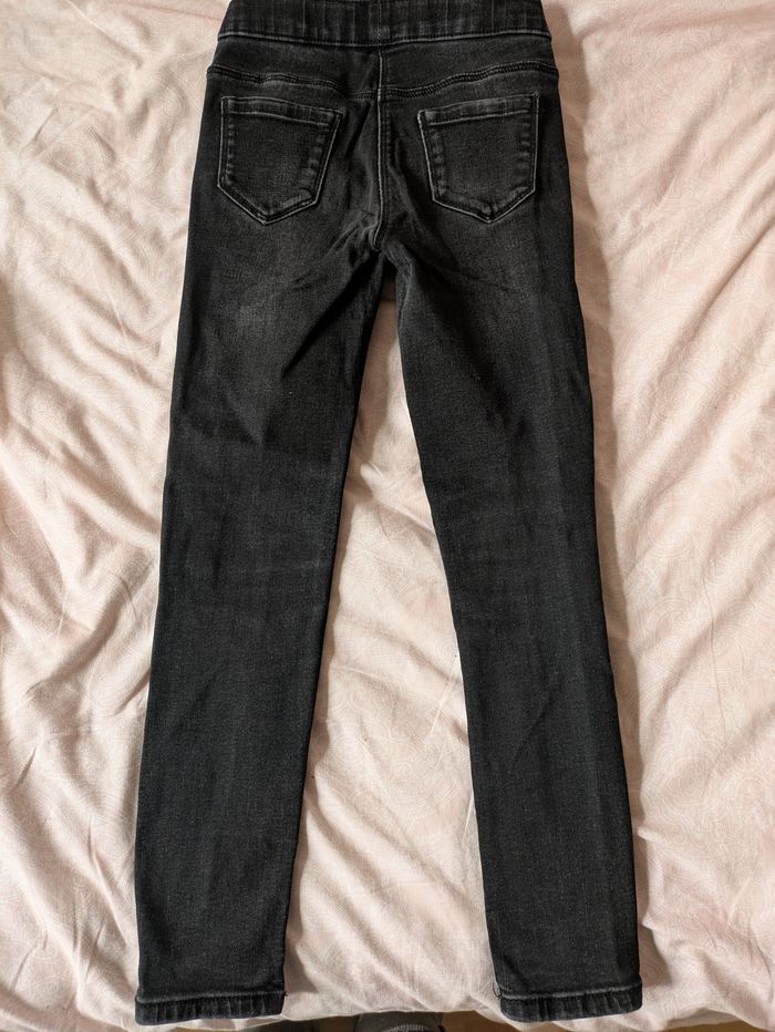 Jean fille slim noir 8 ans - photo numéro 3