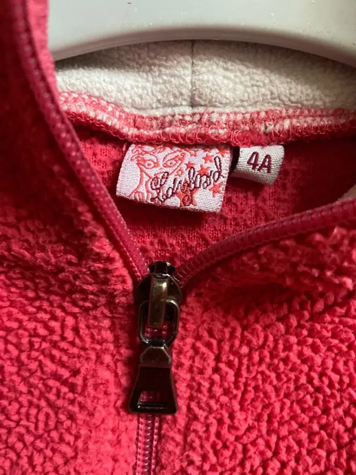 Gilet zippé 4 ans fille - photo numéro 3