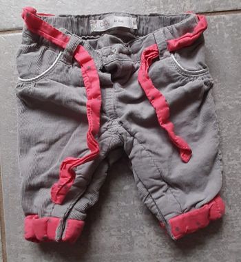 Pantalon fille 1mois gémo