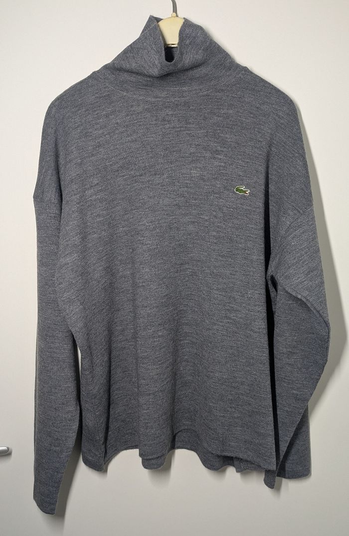 Pull col roulé Lacoste