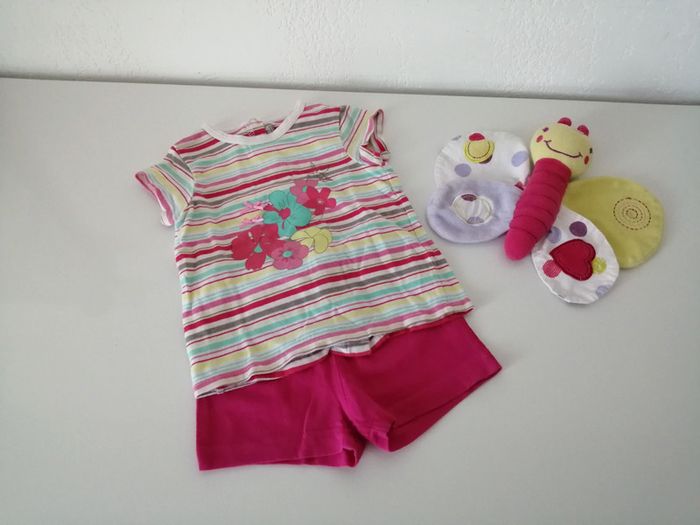 Ensemble short et T shirt 6 mois - photo numéro 4