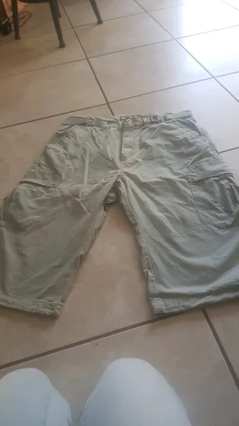 Pantacourt homme Sun Vallley 42 kaki