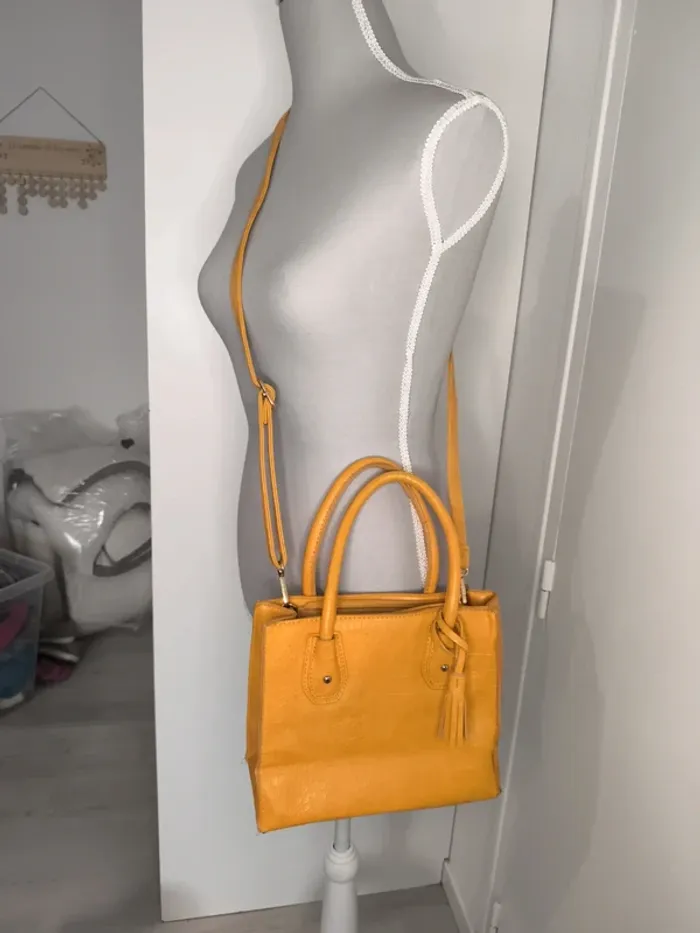 Sac à main moutarde