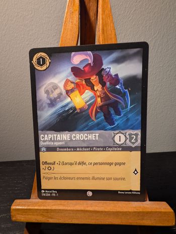 🌟 Capitaine Crochet – Disney Lorcana FR - En excellent état 🌟