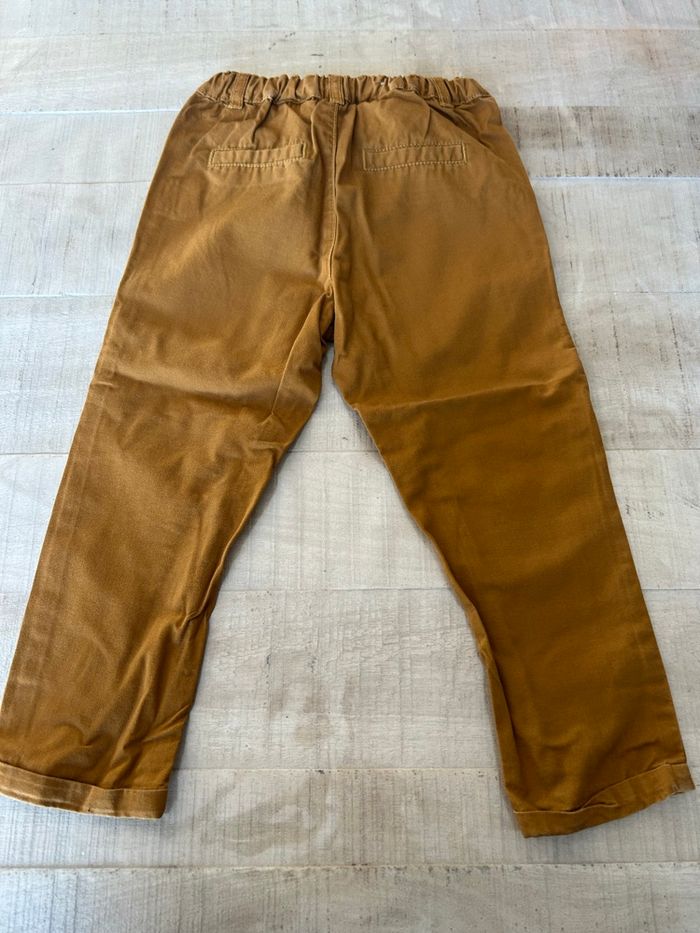 Pantalon toile marron - photo numéro 2