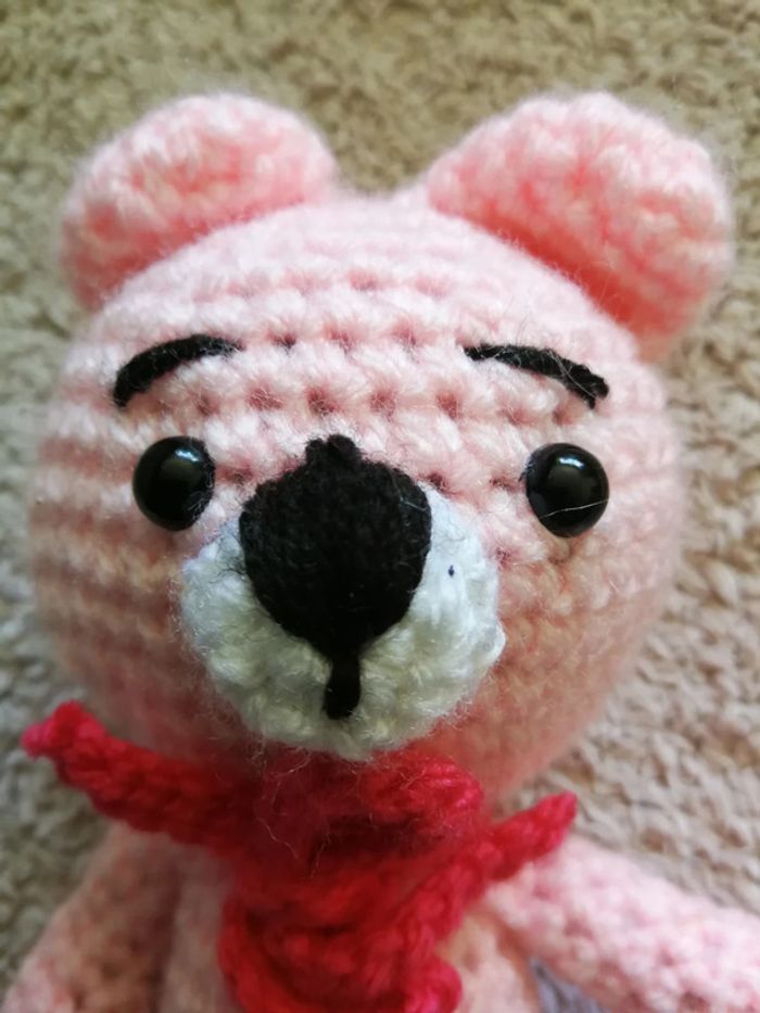 Petite peluche ours amigurumi crochet