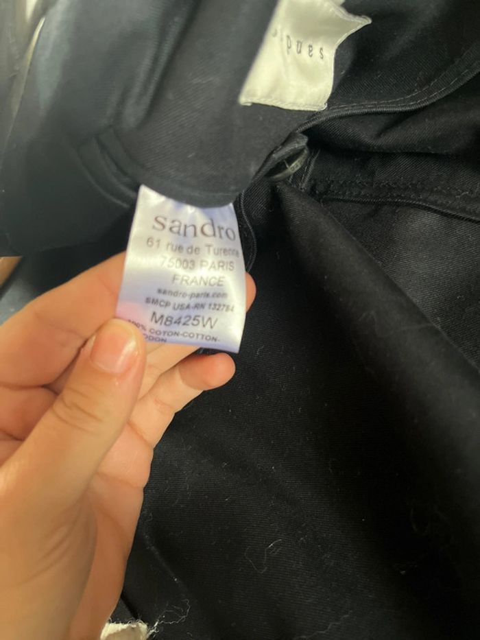 Trench Homme L bleu marine Sandro - photo numéro 10