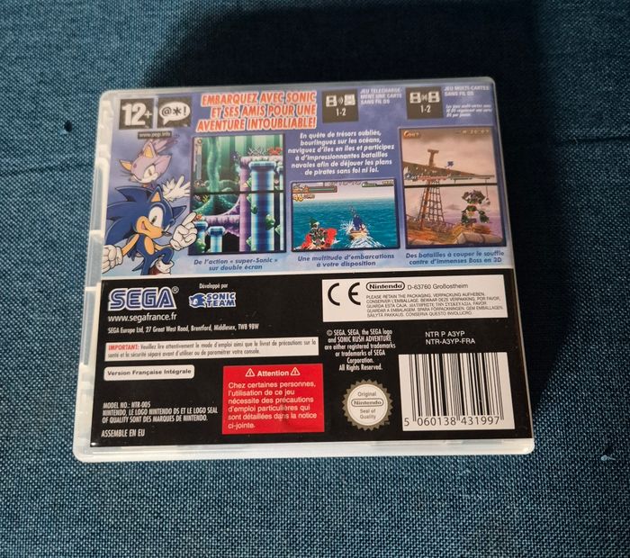 Sonic Rush Adventure - Nintendo DS complet - photo numéro 3