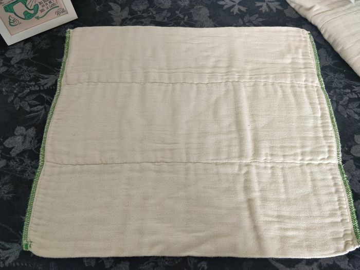 Lot de 2 insertspiur couches lavables  comme neuf XKKO en coton bio - photo numéro 4