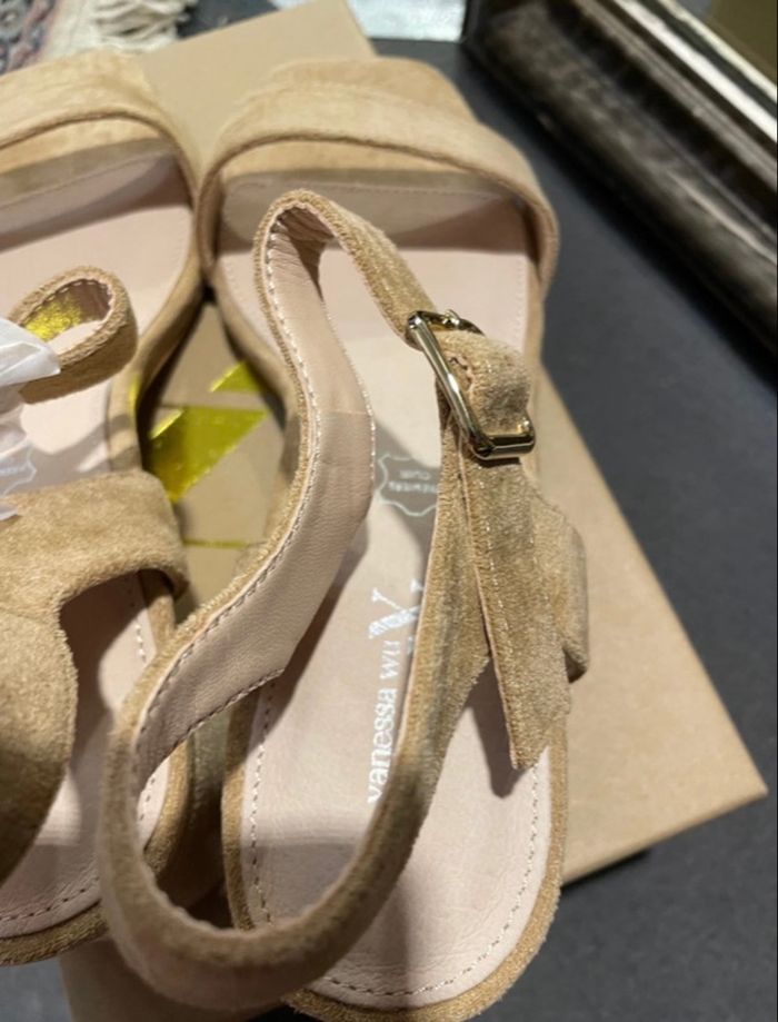 Sandale Vanessa Wu beige neuve 39 - photo numéro 6