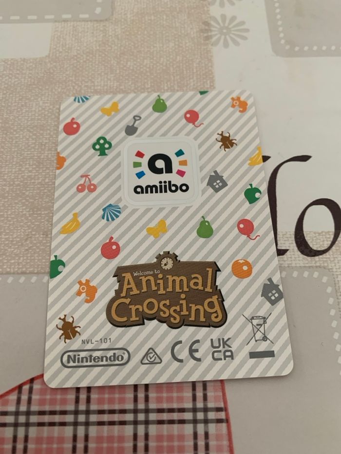 Carte amiibo animal crossing fauna 019 - photo numéro 2