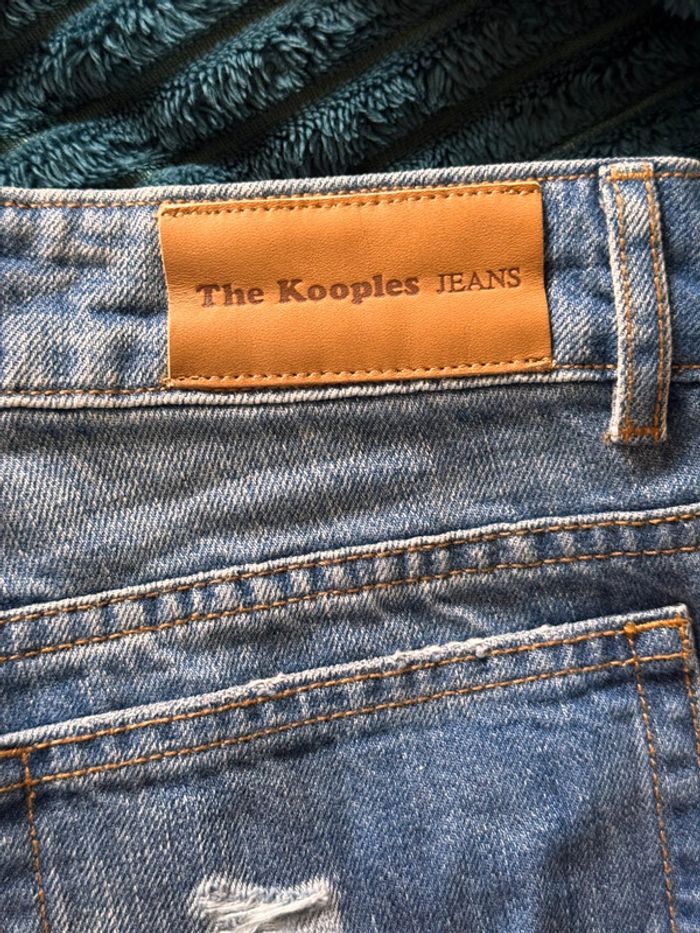 Short long jean loose destroy the kooples taille S - photo numéro 3