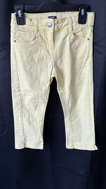 Pantalon Kiabi – Jaune pâle