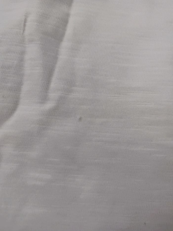 T-shirt blanc fille Okaïdi taille 12 ans en bon état - photo numéro 7