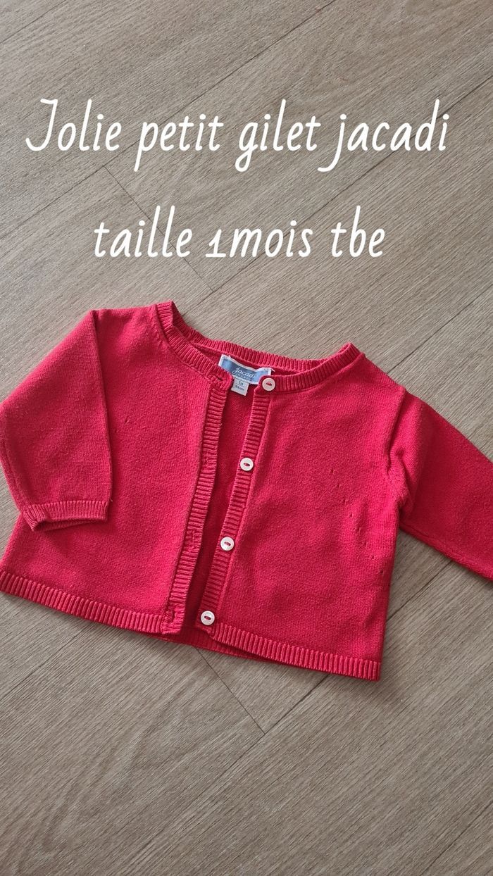 Jolie petit gilet jacadi