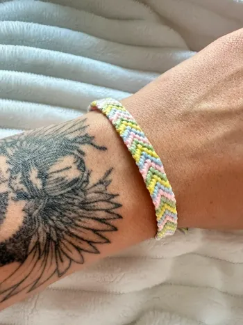 Bracelet brésilien pastel