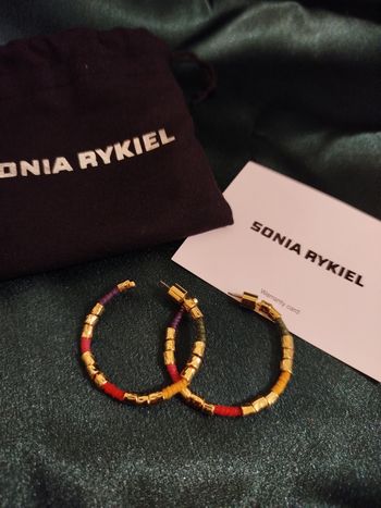 Boucles d'oreilles Sonia Rykiel neuves