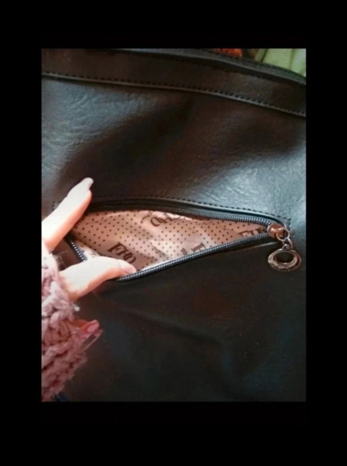 Grand sac à franges tête de mort en relief - photo numéro 6