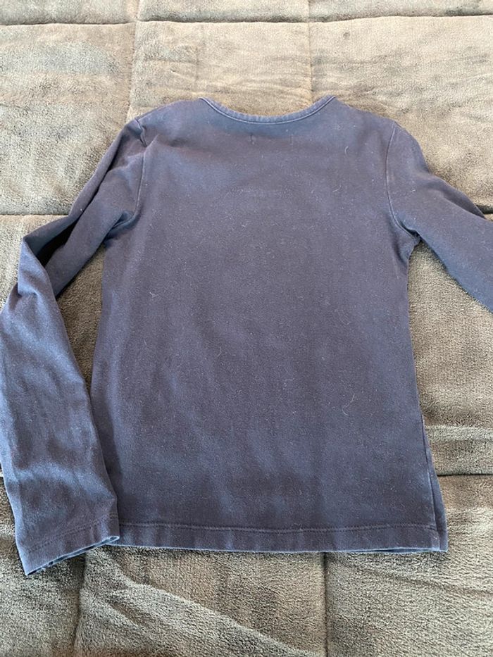 Tee shirt marine papillon catimini 8ans - photo numéro 8