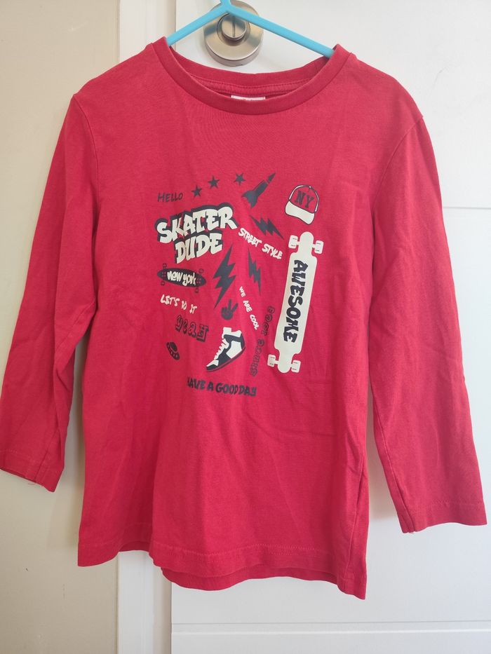 Tee-shirt manches longues garçon TAO 5 ans