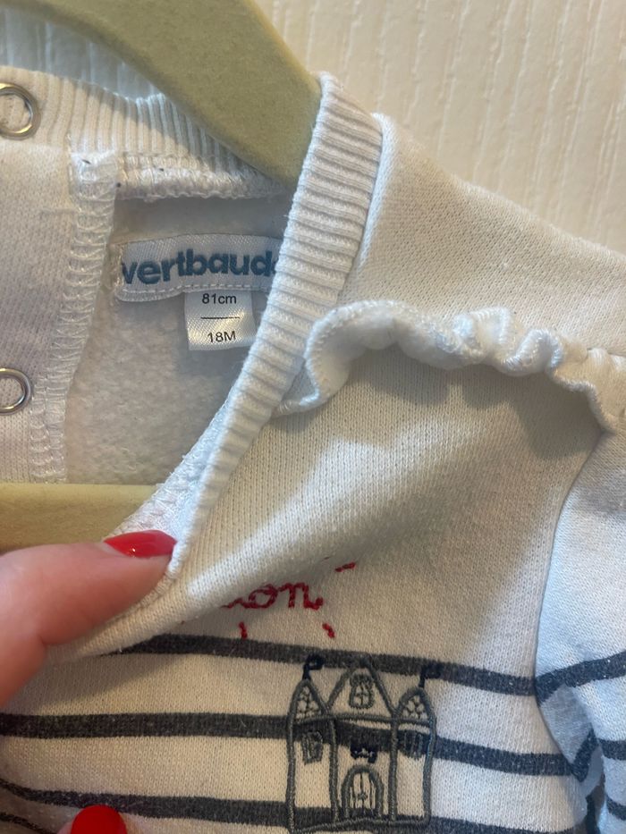 Sweat Vertbaudet 18 mois (bon état) - photo numéro 2