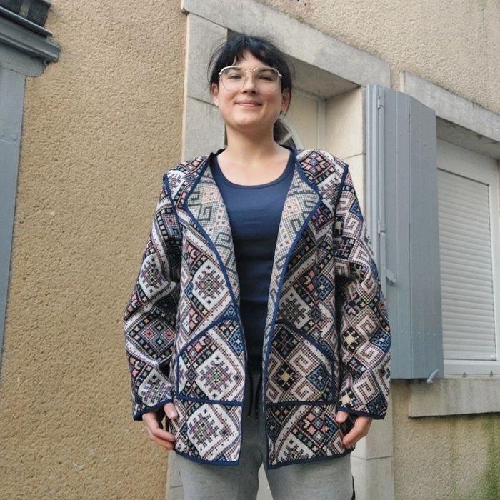 Magnifique veste Vintage pour XL oversize