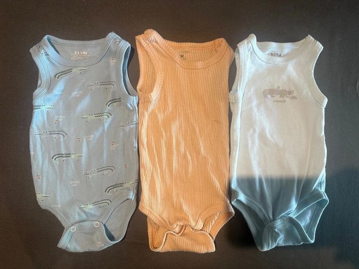 Lot de 10 bodies 3 mois été bébé garçon - photo numéro 3