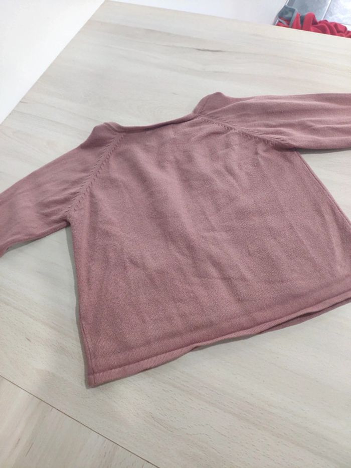 Gilet fille rose 3/4 ans 104 cms Zara girl's basics - photo numéro 5