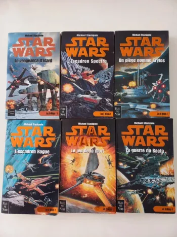 Lot de 6 livres de poche Star wars Les X-wings