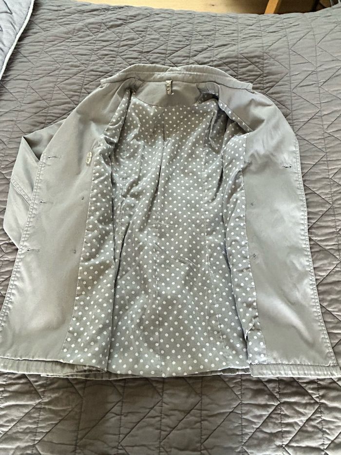 Manteau trench 3/4 ado fille - photo numéro 3