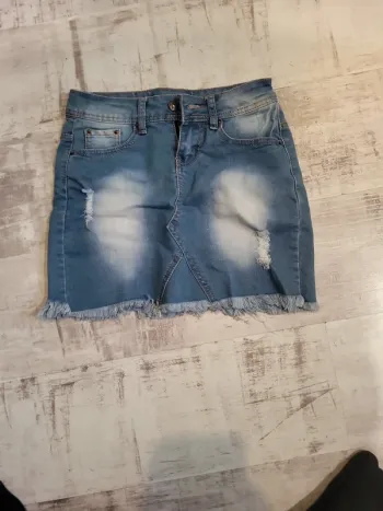 Jupe en jeans femme