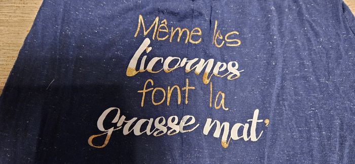 Combinaison ado bleu foncé, avec brillants, Etam, XS ou 14/16 ans - photo numéro 6