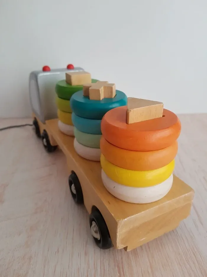 Camion multi color en bois Janod - photo numéro 16