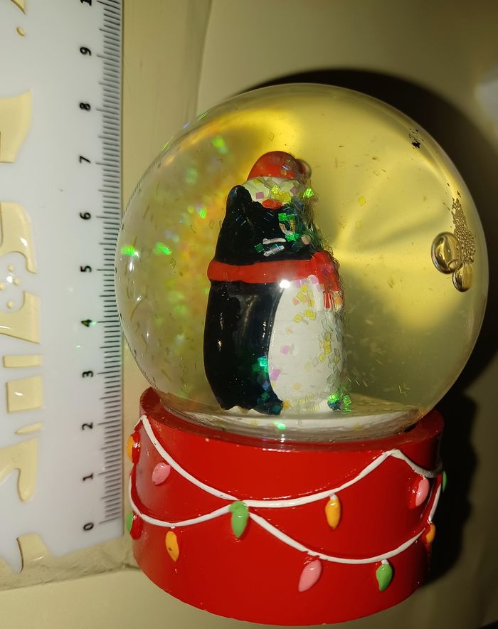 Boule a neige chat de Noël - photo numéro 6