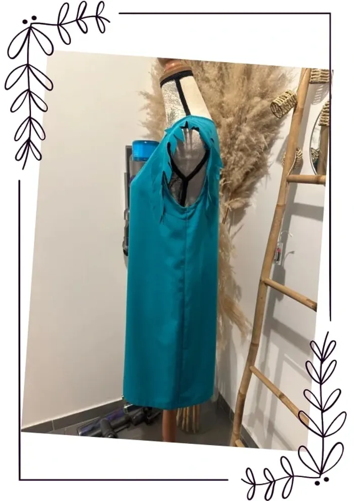 Robe d’été bleu turquoise - photo numéro 3