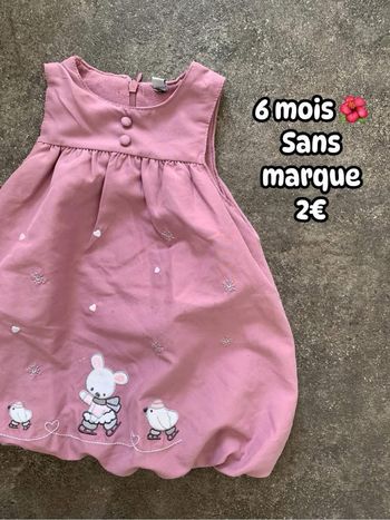 Robe 🌺 6 mois 🌺 Sans marque