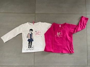 Lot de 2 t-shirt manches longues fille