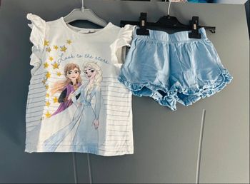 🌼pyjashort reine des neiges 5 ans 🌼