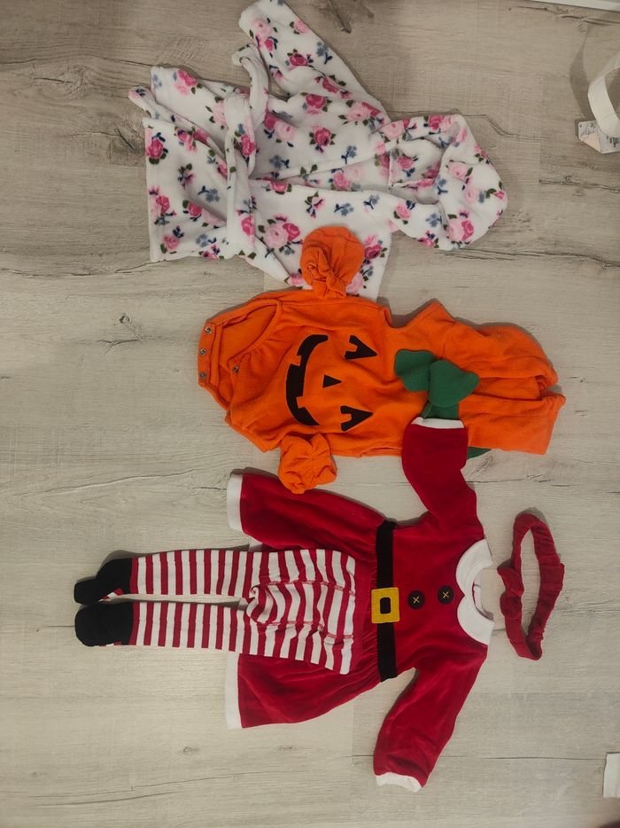 Lot 60 vêtements bébé fille 6-12mois - photo numéro 6