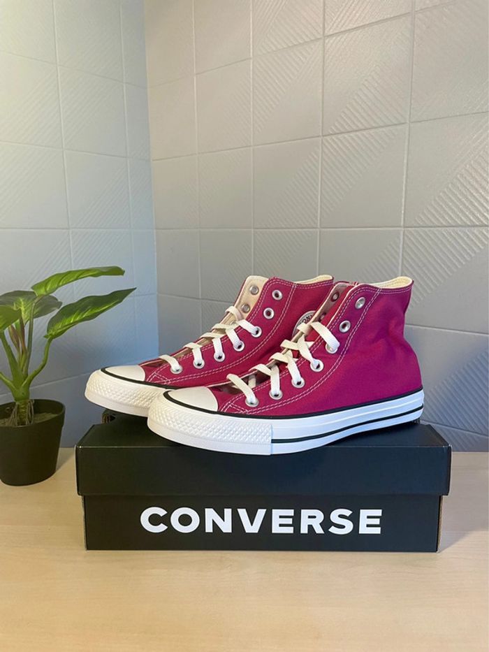 Converse Chuck Taylor All star bordeaux / purple - photo numéro 4