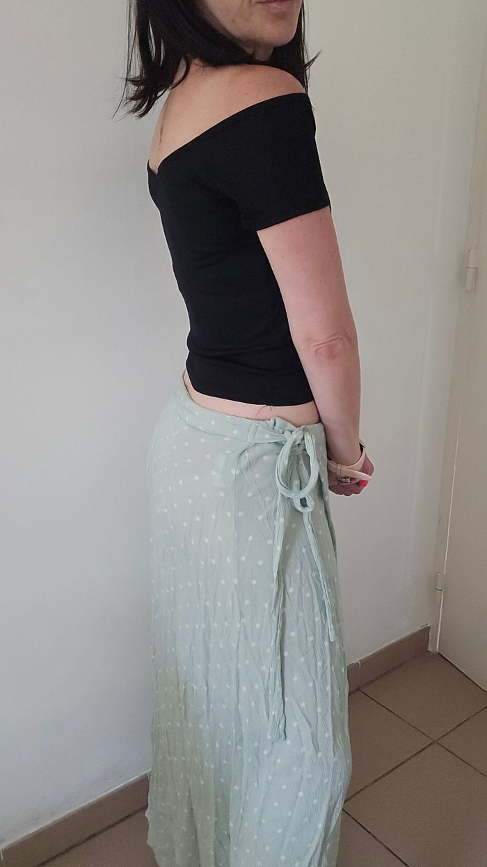 Jupe longue camaïeu taille 38 - photo numéro 3