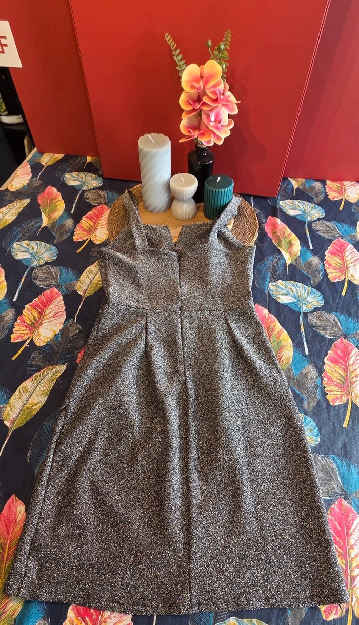Robe pailletée argenté S - photo numéro 6