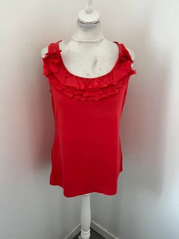 Top débardeur corail mango L