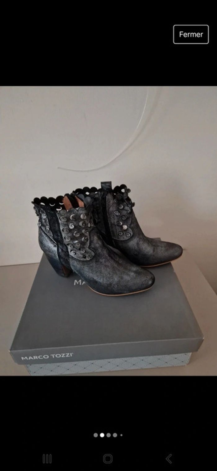 Bottines Rosemetal🩶 - photo numéro 3