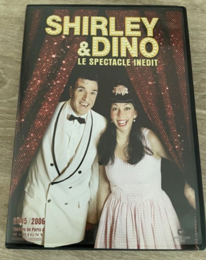 DVD shirley et dino le spectacle inédit en excellent état