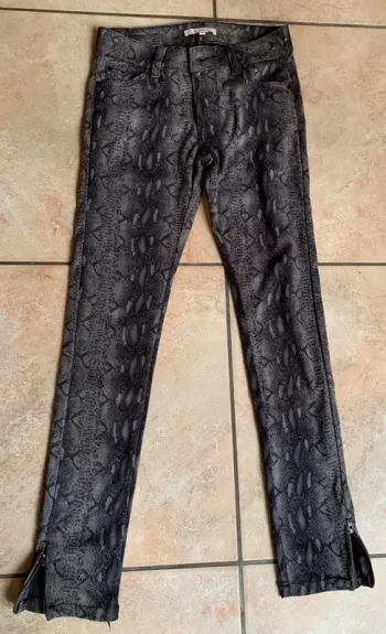 Pantalon an’ge slim leegins parme motif serpent neuf chaud neuf t 36