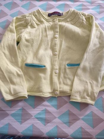 Gilet court jaune Catimini