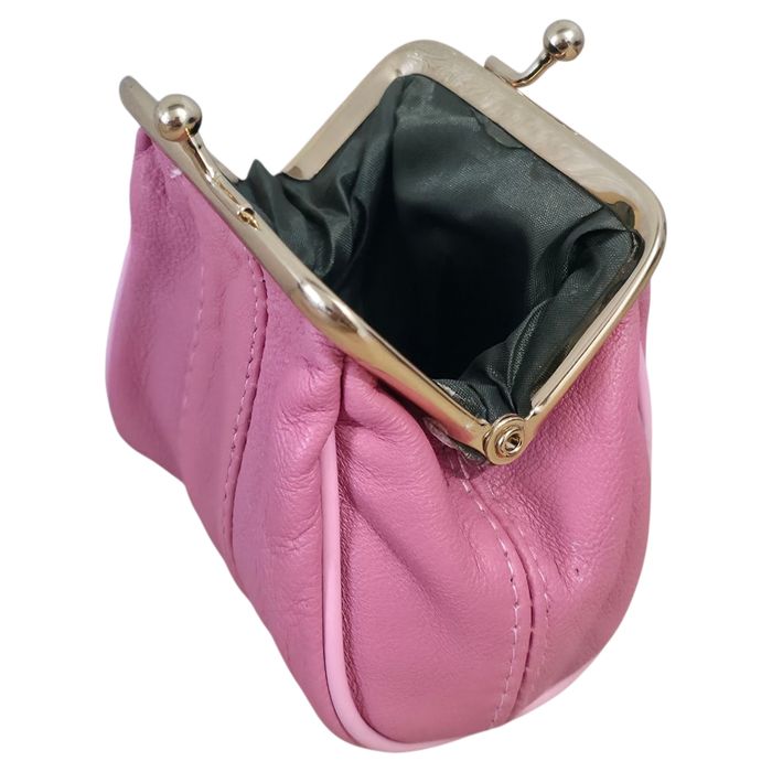 Petit porte-monnaie fermeture pression - Rose - photo numéro 10
