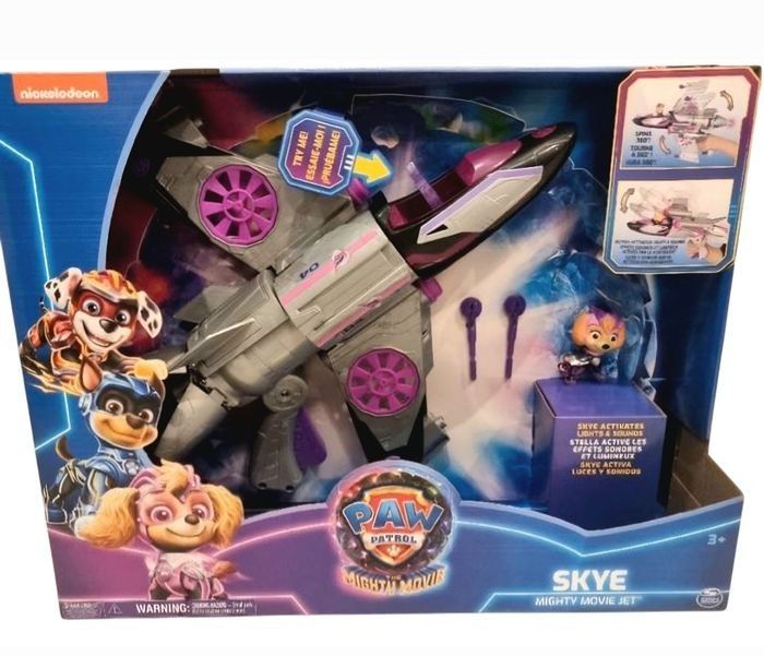 Paw patrol fusee, avion stella deluxe